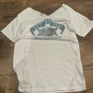 Guns N Roses Cut Neckline Tee